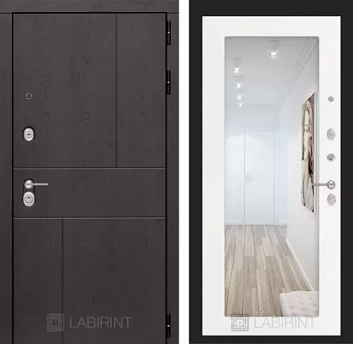 Входная дверь Labirint URBAN с зеркалом